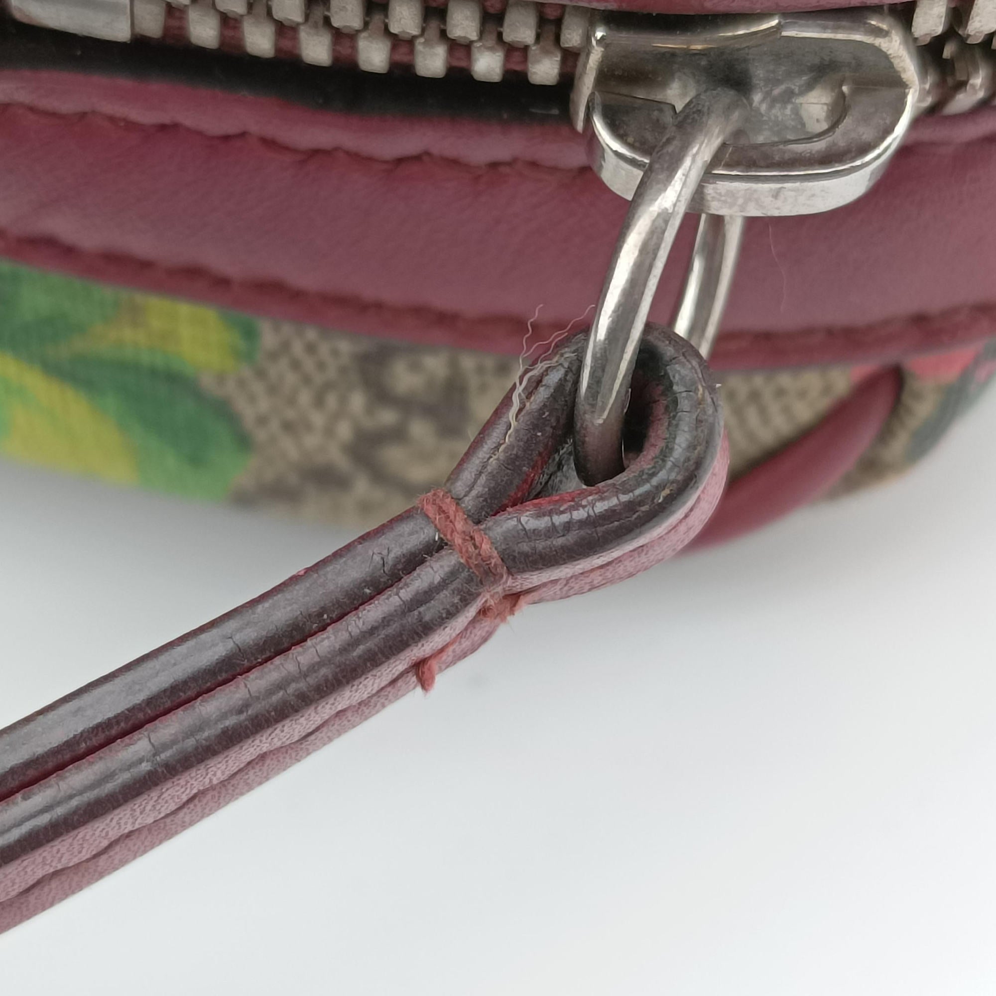 Vintage Gucci GG Blooms beige×Multicolour PVC coated canvas×leather 409529 shoulderbag | stylenewstar