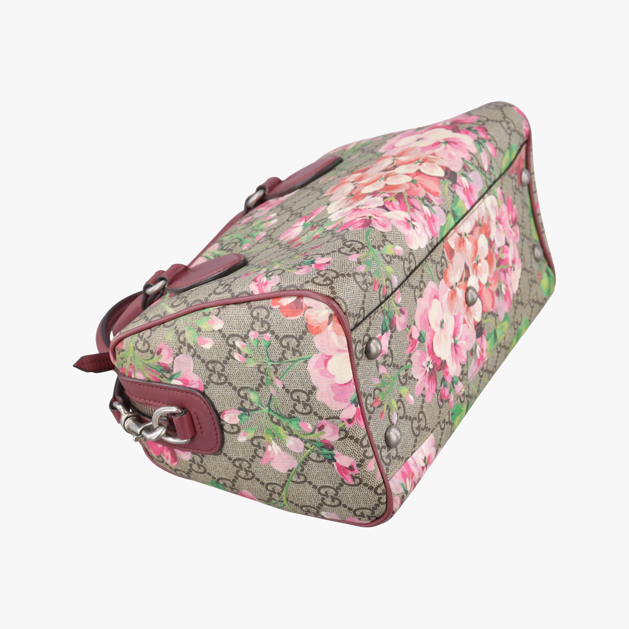 Vintage Gucci GG Blooms beige×Multicolour PVC coated canvas×leather 409529 shoulderbag | stylenewstar