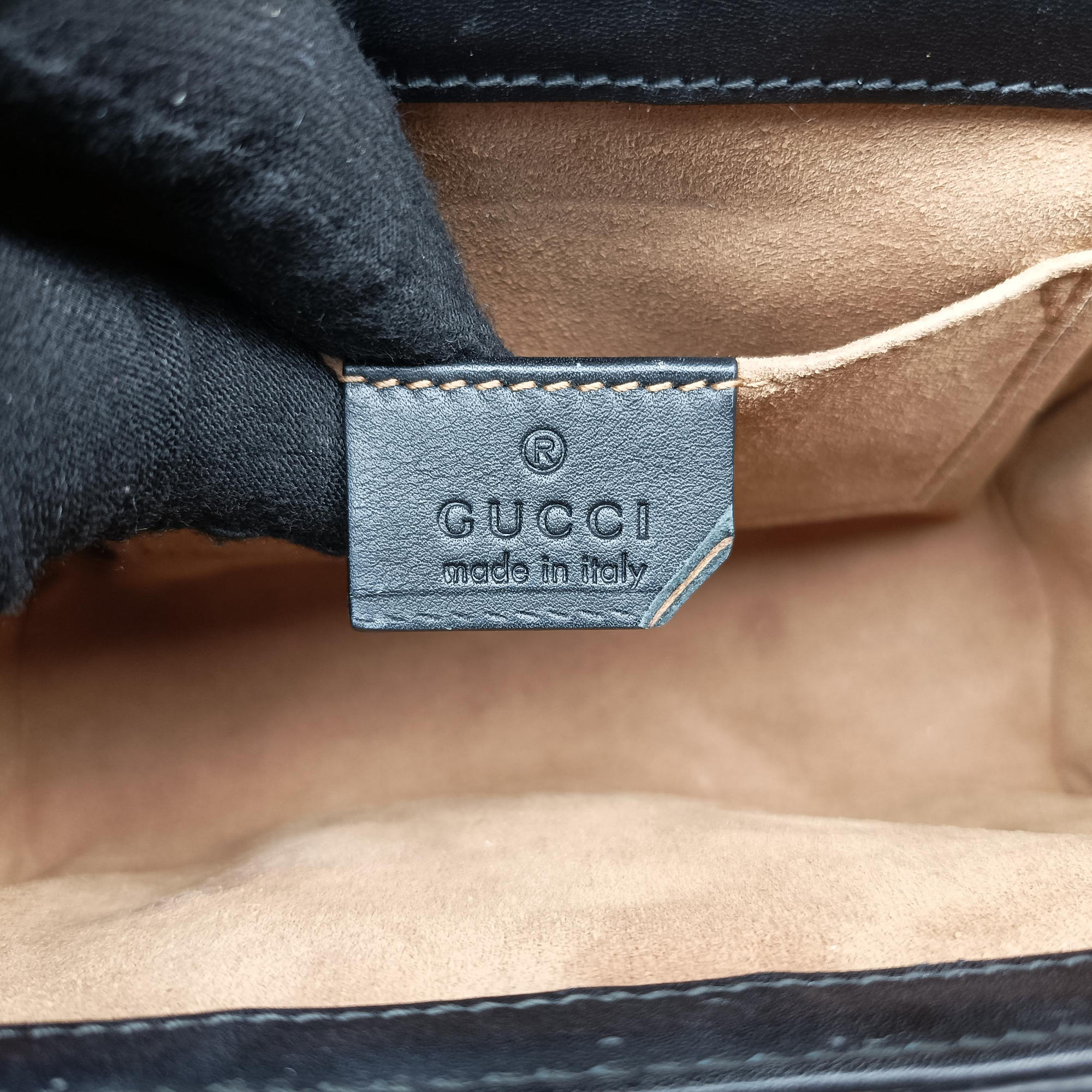 Vintage Gucci Padlock Beige×black PVC coated canvas×Leather 409487 shoulderbag | stylenewstar