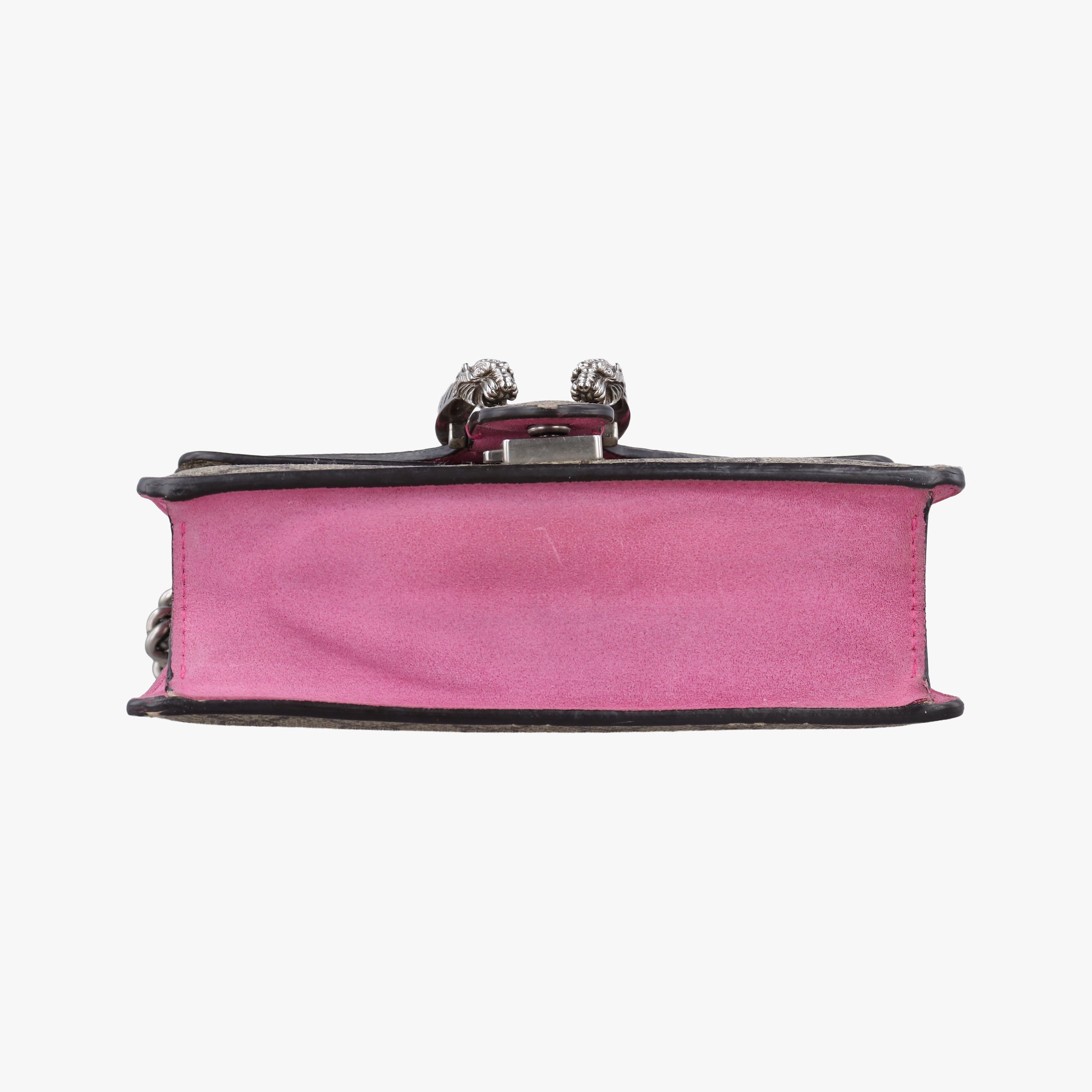 Pre-owned Gucci Dionysus beige×pink PVC coated canvas × suede 421970 shoulderbag | stylenewstar