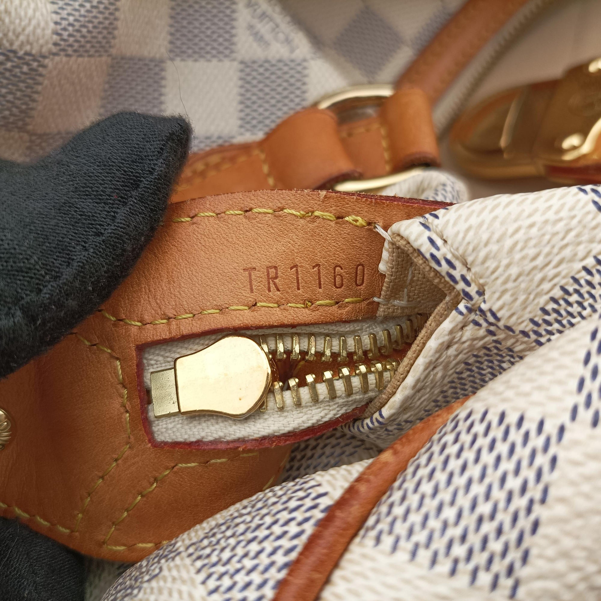 Pre-owned Louis Vuitton STRESA PM Azur Damier Canvas N42220 shoulderbag | stylenewstar