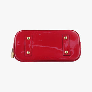 Pre-owned Louis Vuitton Alma BB pomme d'amour Vernis M91606 shoulderbag | stylenewstar