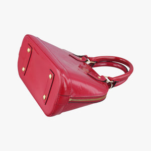 Pre-owned Louis Vuitton Alma BB pomme d'amour Vernis M91606 shoulderbag | stylenewstar