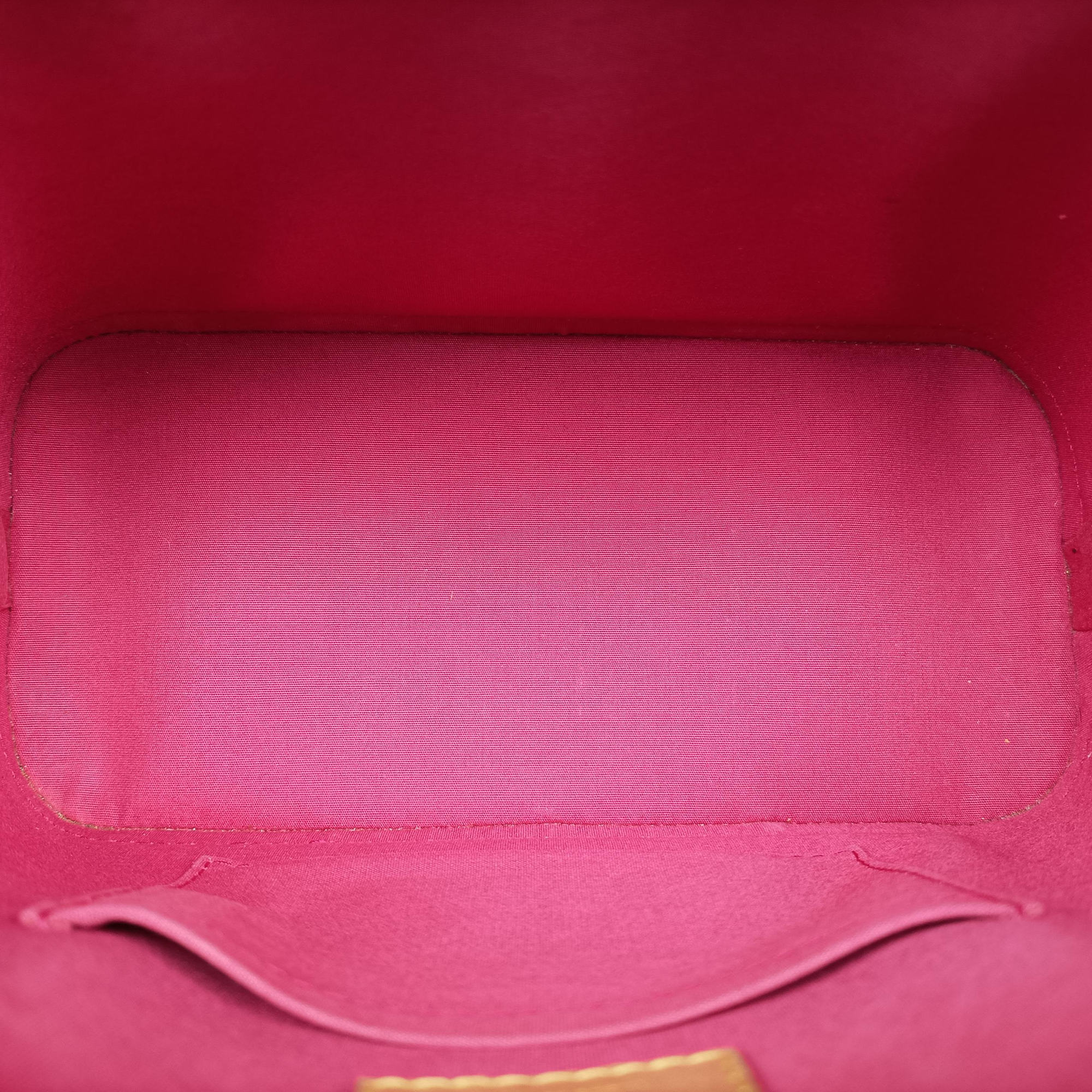 Pre-owned Louis Vuitton Alma BB pomme d'amour Vernis M91606 shoulderbag | stylenewstar