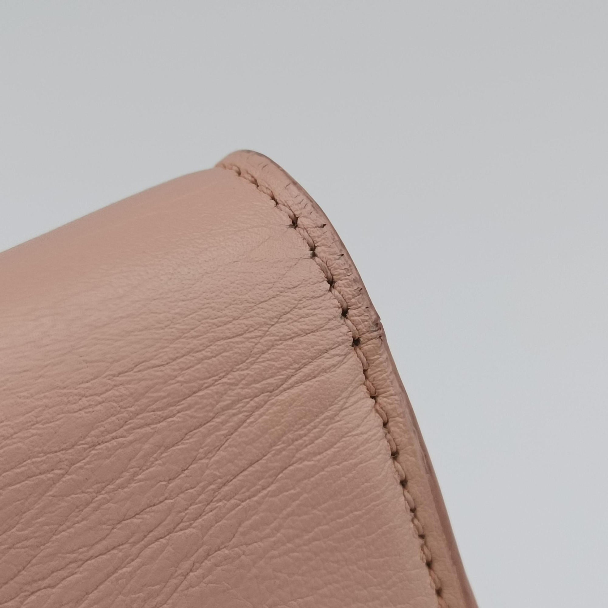 Secondhand Yves Saint Laurent Y Line pink Leather 311215 shoulderbag | stylenewstar