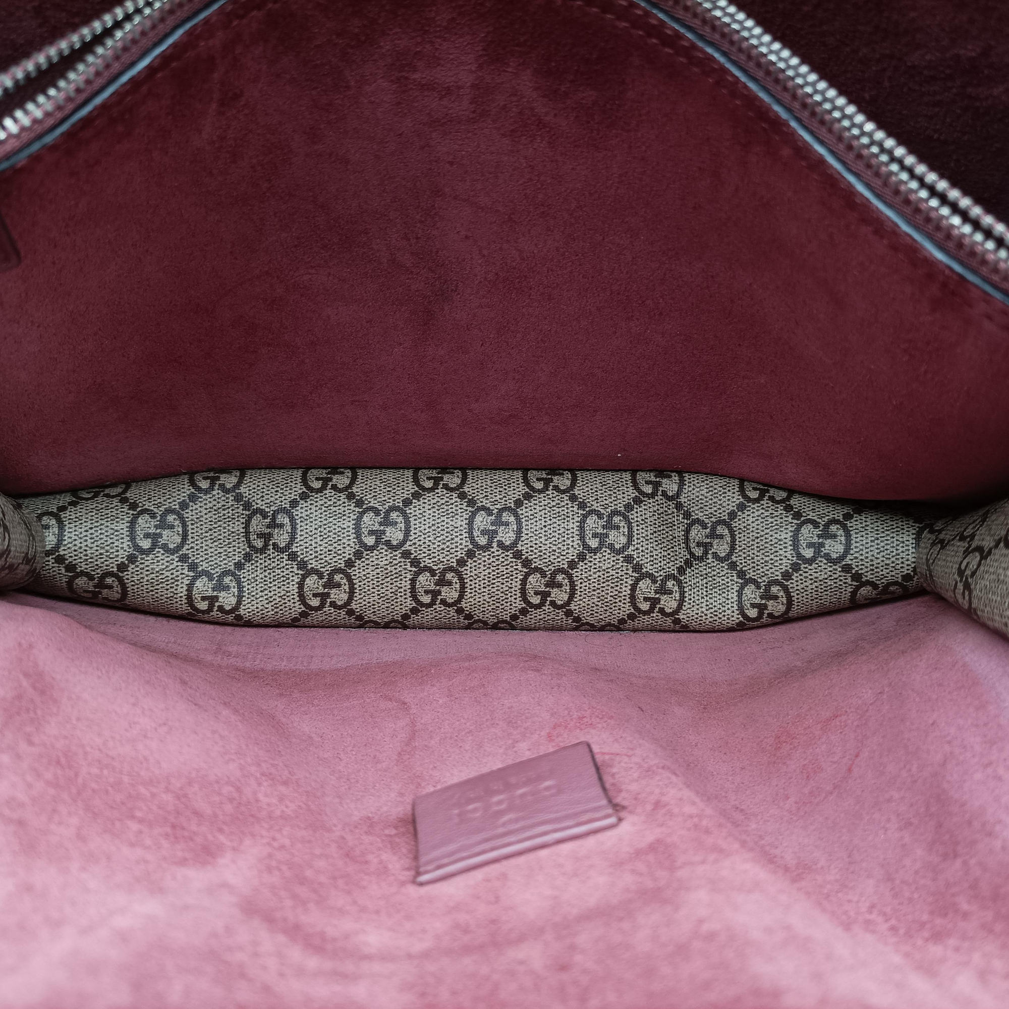 Secondhand Gucci Dionysus beige×red×Multicolour PVC coated canvas × suede 400249 shoulderbag | stylenewstar