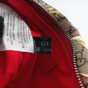 Pre-owned Gucci Kids GG Space beige×Multicolour PVC coated canvas 502095 bum bag/waist bag | stylenewstar