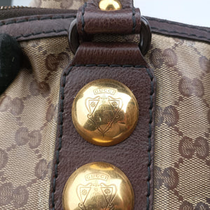 Pre-owned Gucci Babushka Multicolour PVC coated canvas 207774 handbag | stylenewstar