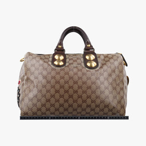 Pre-owned Gucci Babushka Multicolour PVC coated canvas 207774 handbag | stylenewstar