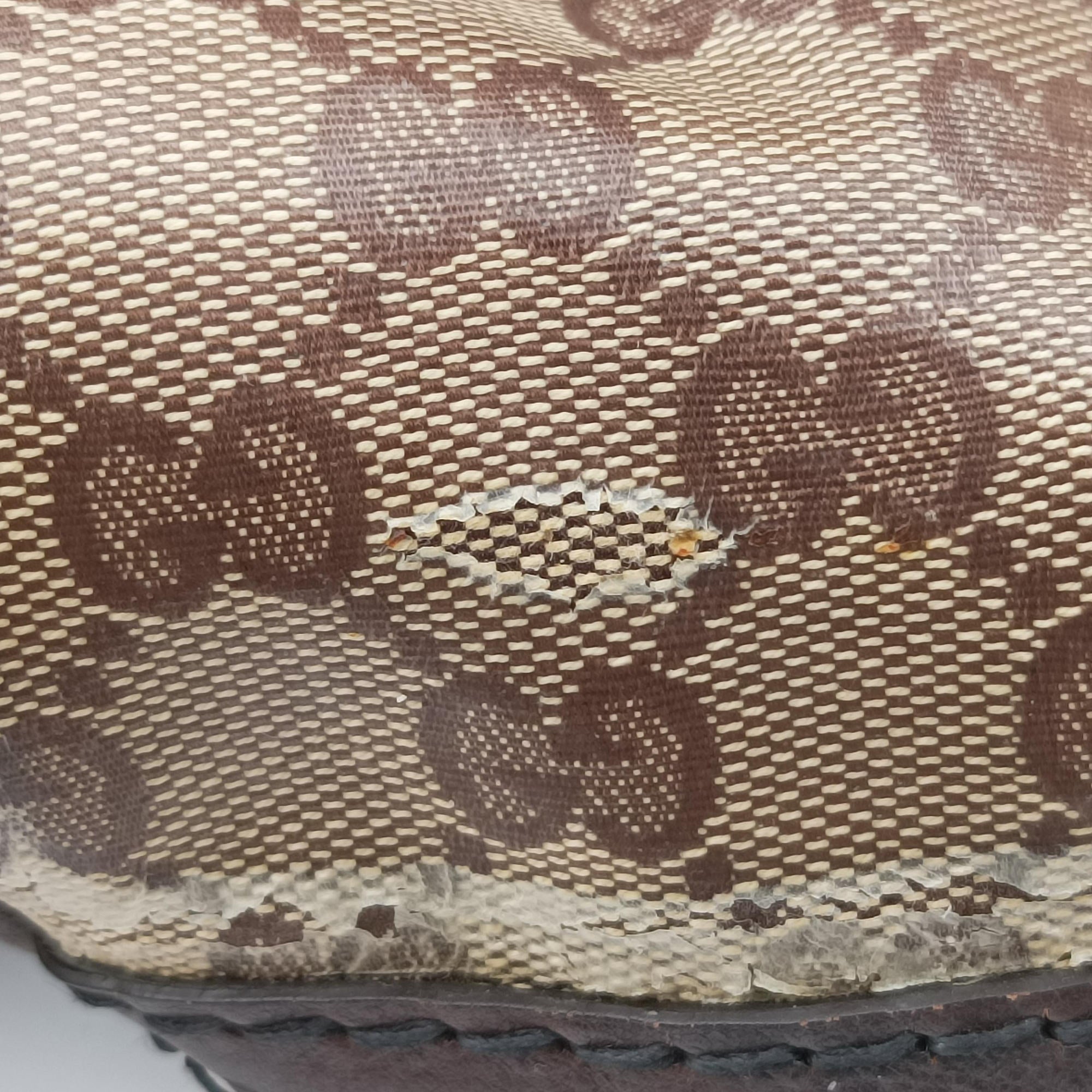 Pre-owned Gucci Babushka Multicolour PVC coated canvas 207774 handbag | stylenewstar