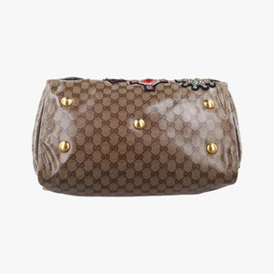Pre-owned Gucci Babushka Multicolour PVC coated canvas 207774 handbag | stylenewstar
