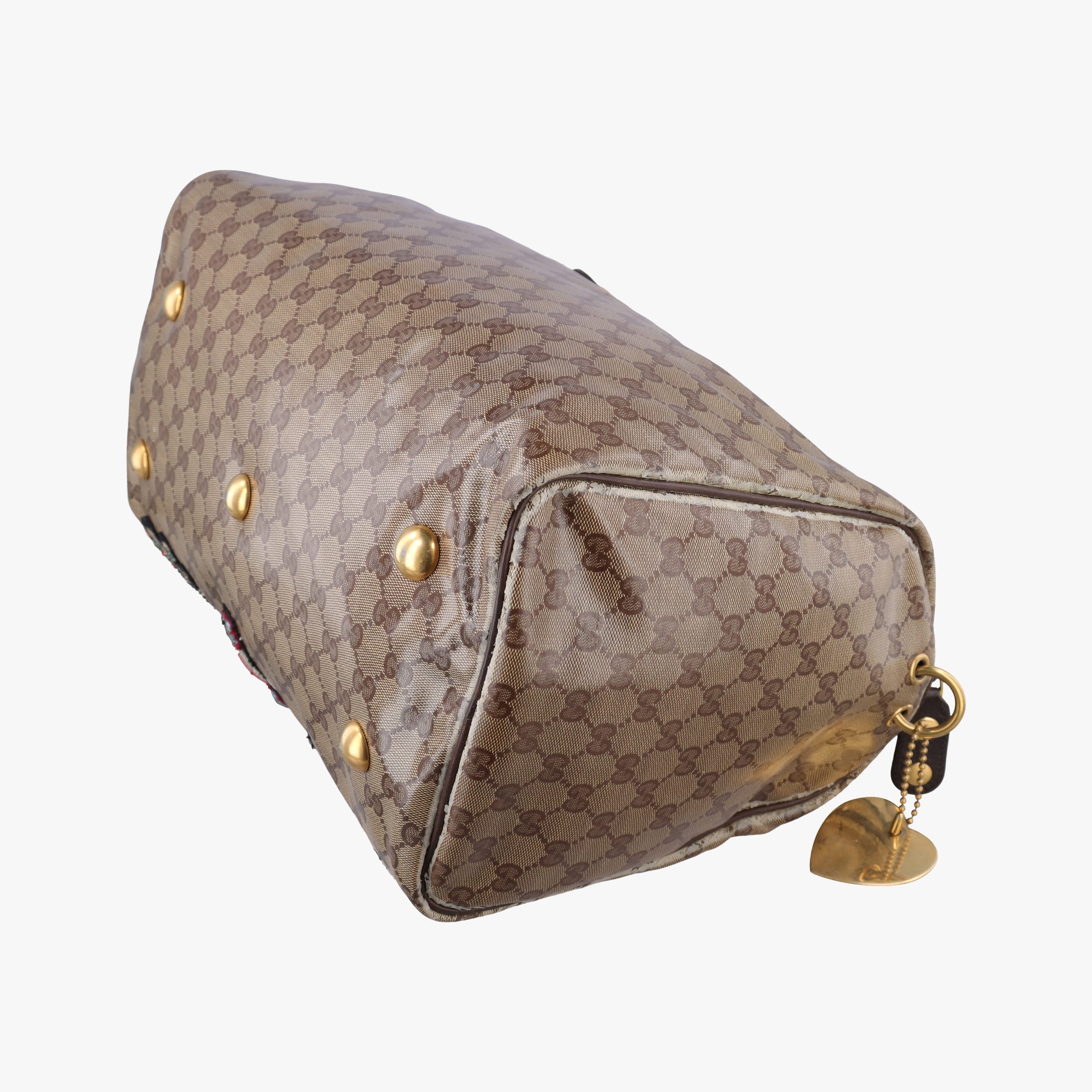Pre-owned Gucci Babushka Multicolour PVC coated canvas 207774 handbag | stylenewstar