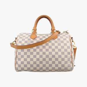 Pre-owned Louis Vuitton Speedy30 Azur Damier Canvas N41533 shoulderbag | stylenewstar