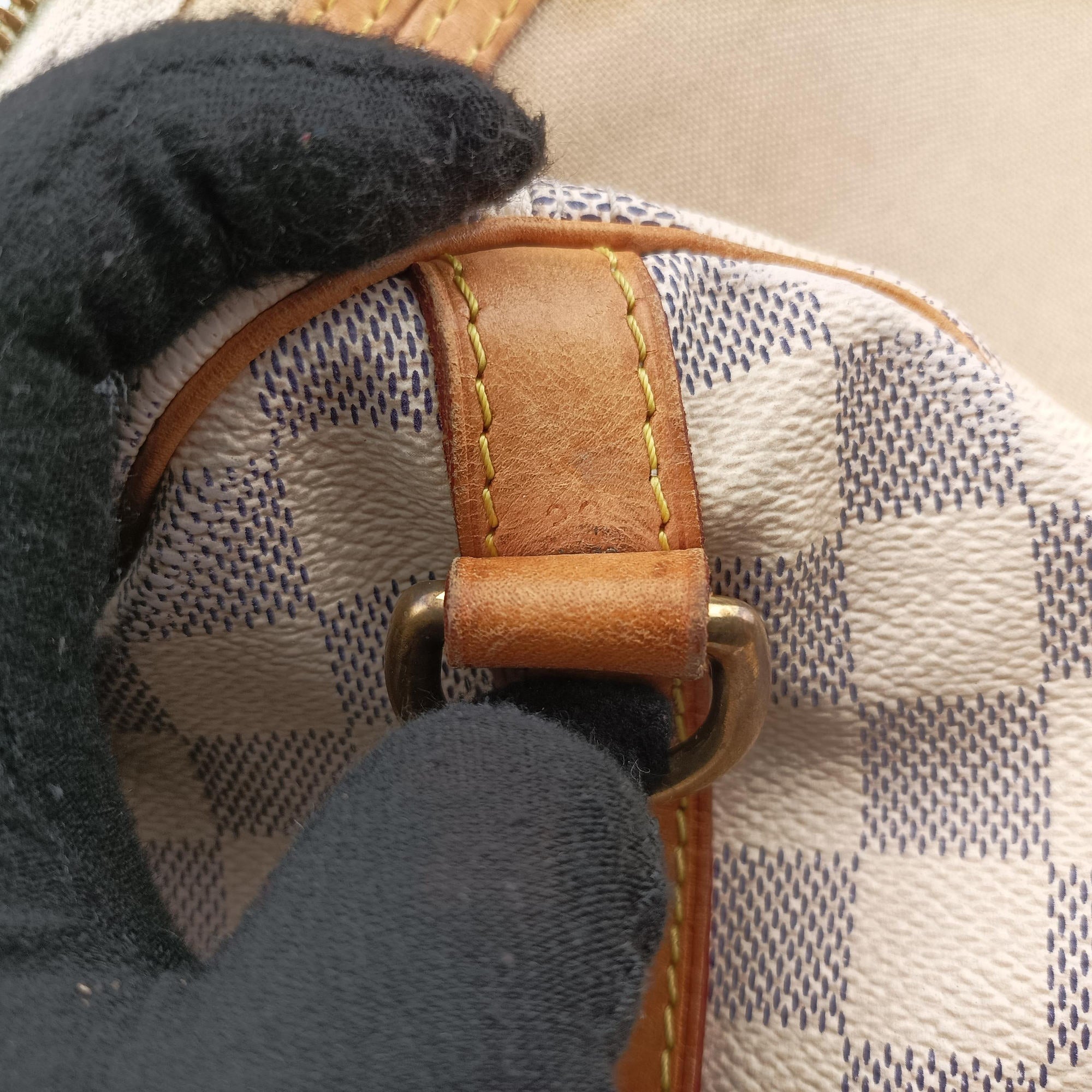 Pre-owned Louis Vuitton Speedy30 Azur Damier Canvas N41533 shoulderbag | stylenewstar
