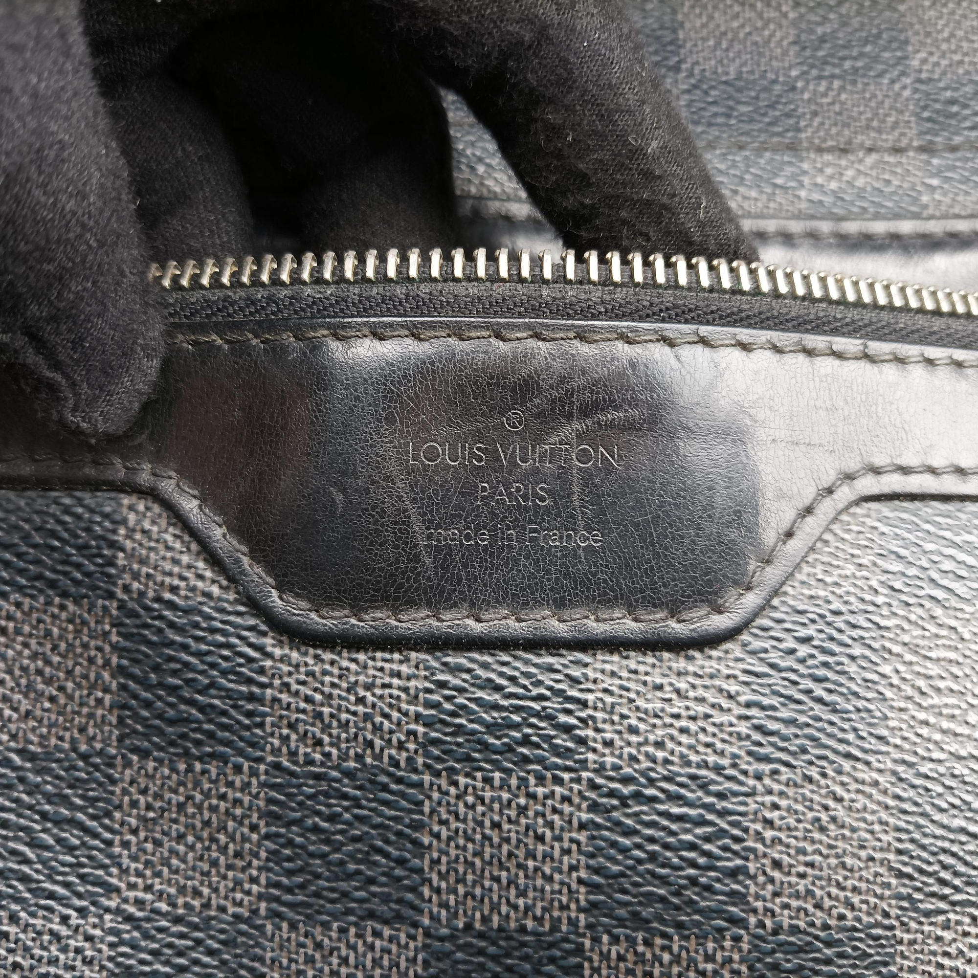 Pre-owned Louis Vuitton DANIEL GM Noir Damier Graphite N58033 shoulderbag | stylenewstar
