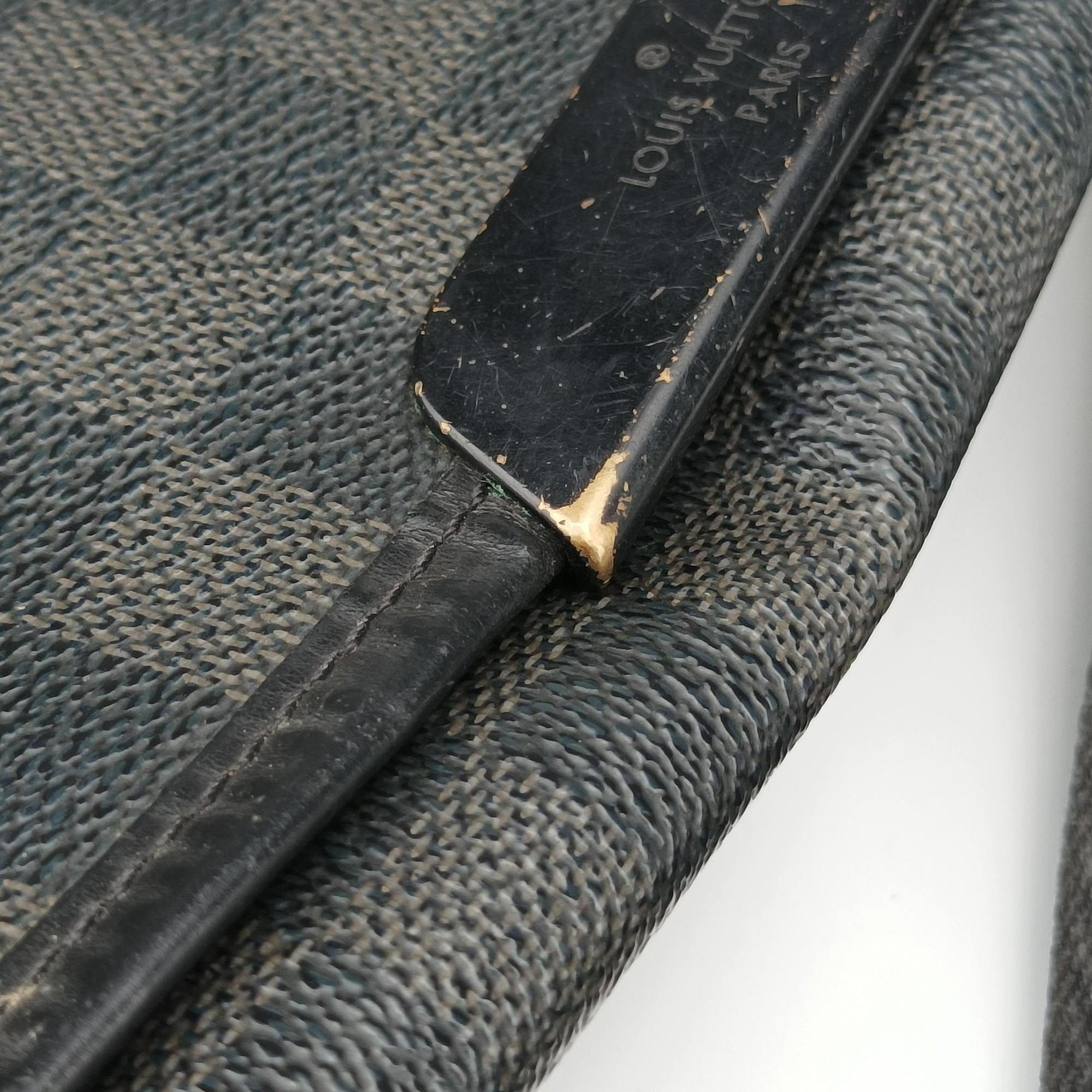 Pre-owned Louis Vuitton DANIEL GM Noir Damier Graphite N58033 shoulderbag | stylenewstar
