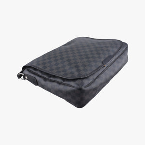 Pre-owned Louis Vuitton DANIEL GM Noir Damier Graphite N58033 shoulderbag | stylenewstar