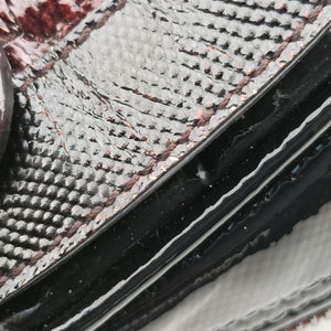 Secondhand Christian Dior Gaucho Black Patent  handbag | stylenewstar
