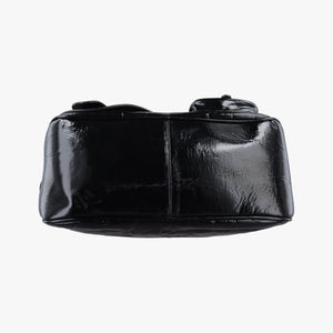 Secondhand Christian Dior Gaucho Black Patent  handbag | stylenewstar