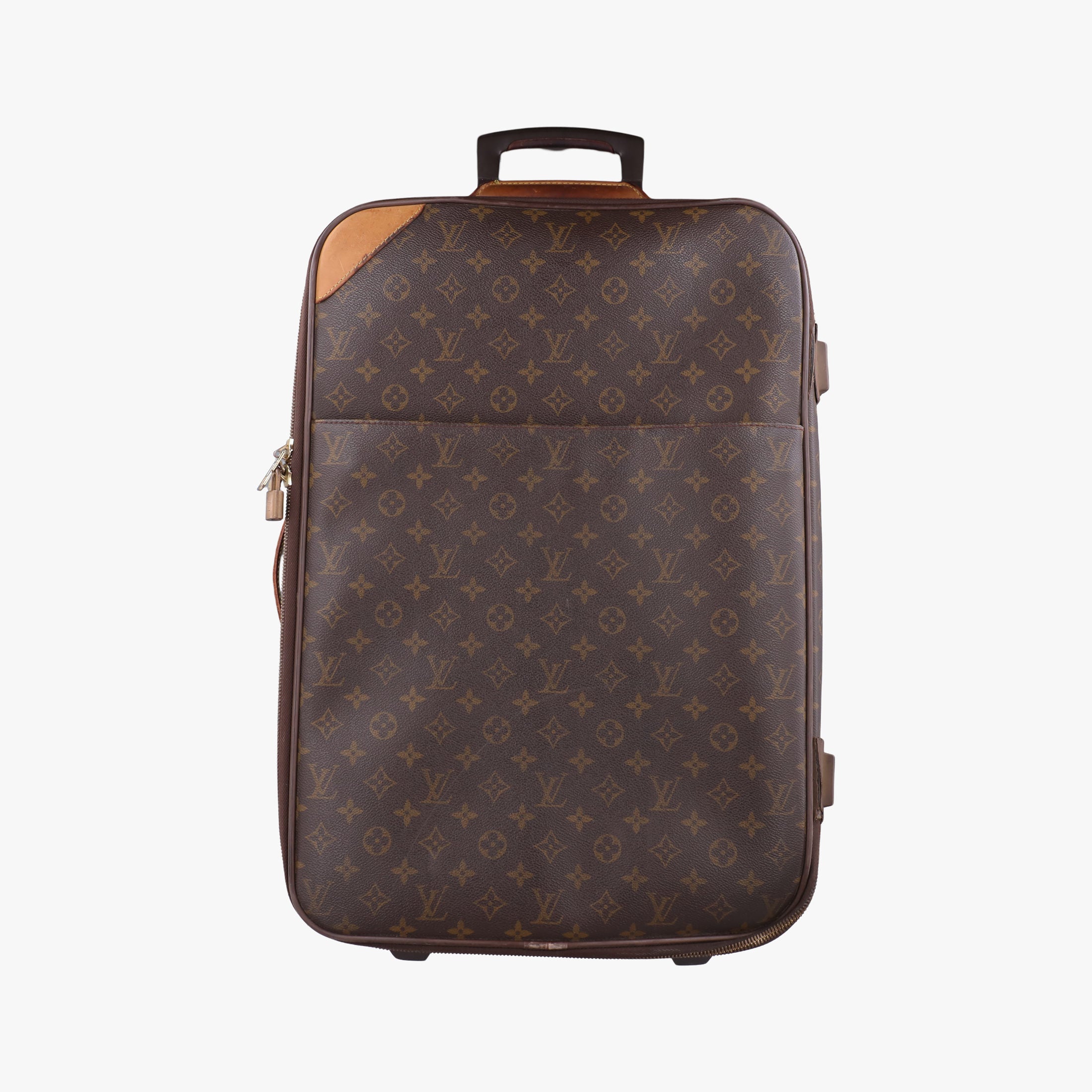 Pre-owned Louis Vuitton PEGASE 55 Brown Monogram Canvas M23294 suitcase | stylenewstar