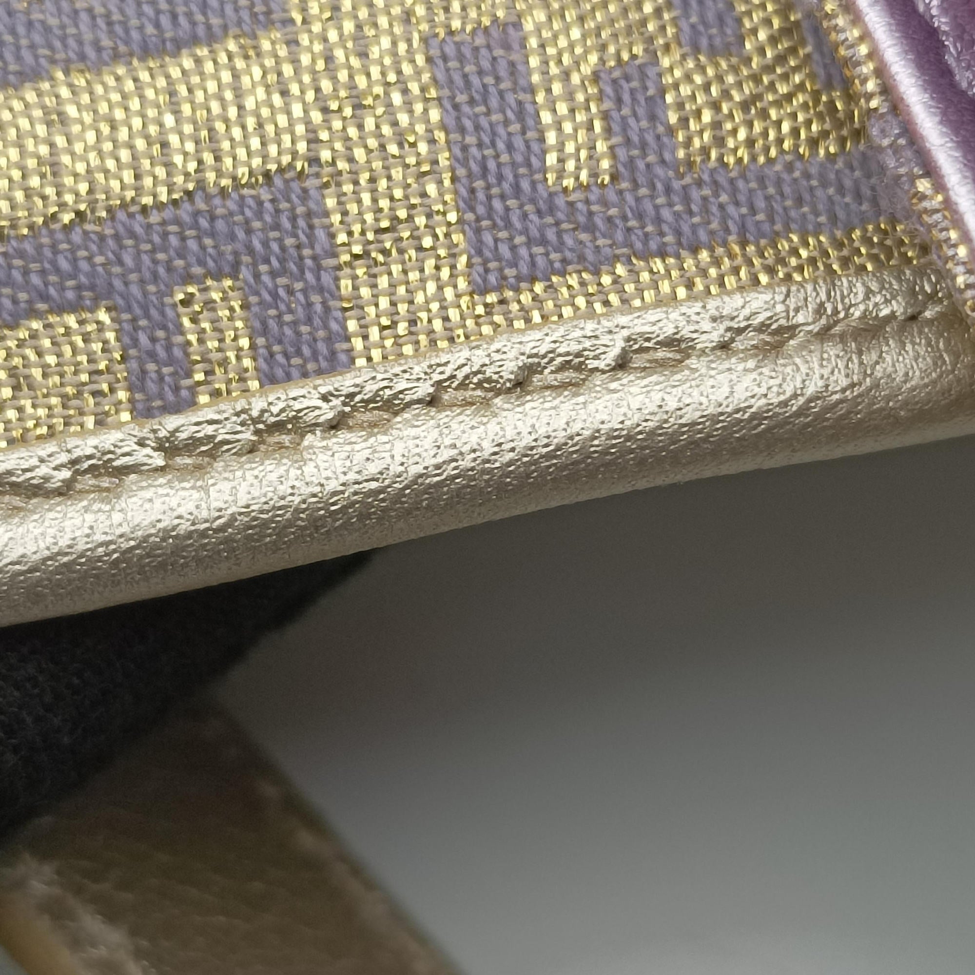 Vintage Fendi Zucchino turn lock golden×Multicolour canvas×leather 8BR492 handbag | stylenewstar