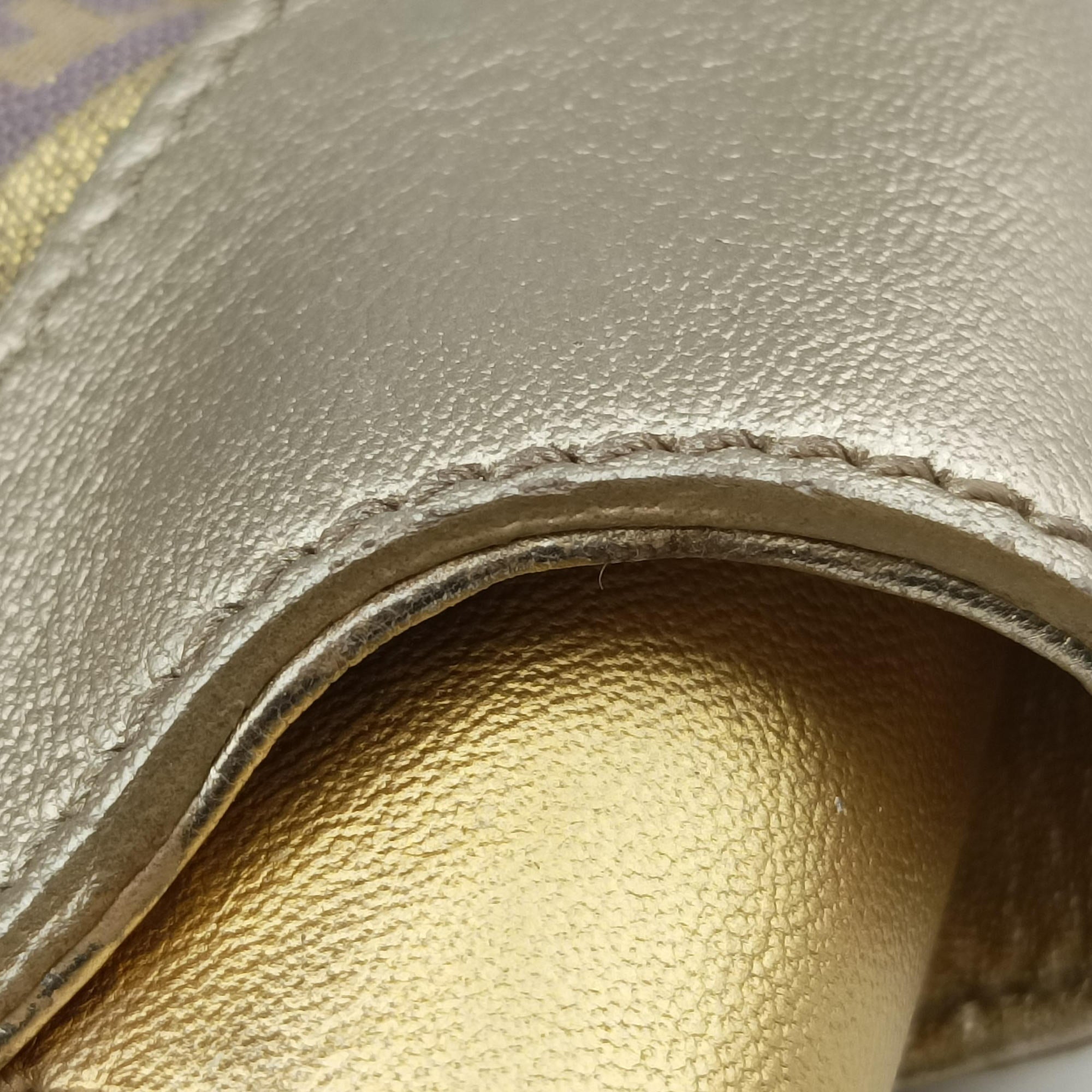 Vintage Fendi Zucchino turn lock golden×Multicolour canvas×leather 8BR492 handbag | stylenewstar