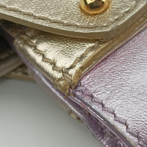 Vintage Fendi Zucchino turn lock golden×Multicolour canvas×leather 8BR492 handbag | stylenewstar