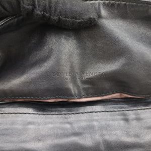 Secondhand Bottega Veneta Intrecciato Black Lambskin  shoulderbag | stylenewstar