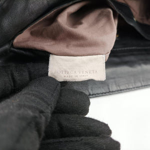 Secondhand Bottega Veneta Intrecciato Black Lambskin  shoulderbag | stylenewstar