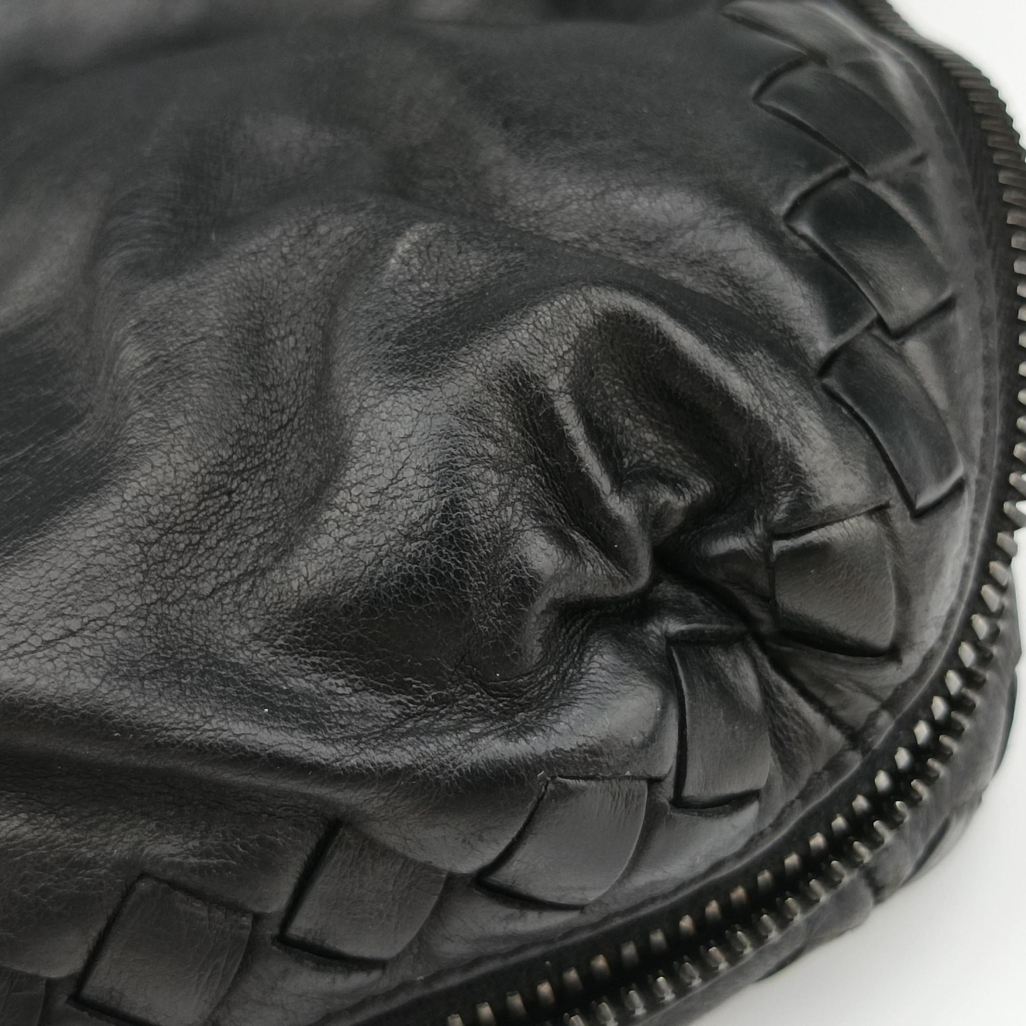 Secondhand Bottega Veneta Intrecciato Black Lambskin  shoulderbag | stylenewstar