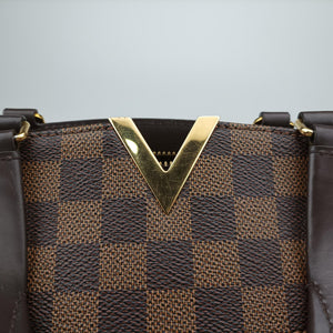 Pre-owned Louis Vuitton Kengsington Bowling EBENE Damier Canvas N41505 shoulderbag | stylenewstar