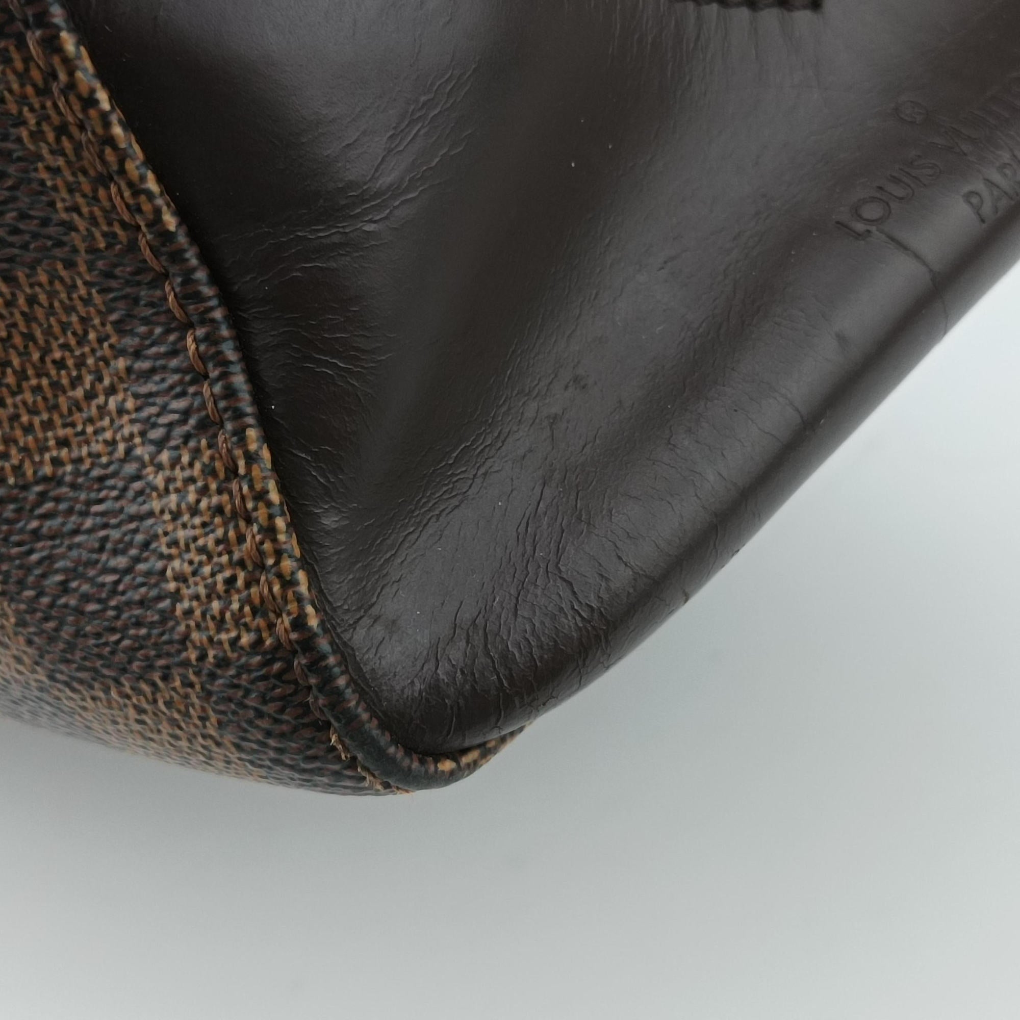 Pre-owned Louis Vuitton Kengsington Bowling EBENE Damier Canvas N41505 shoulderbag | stylenewstar