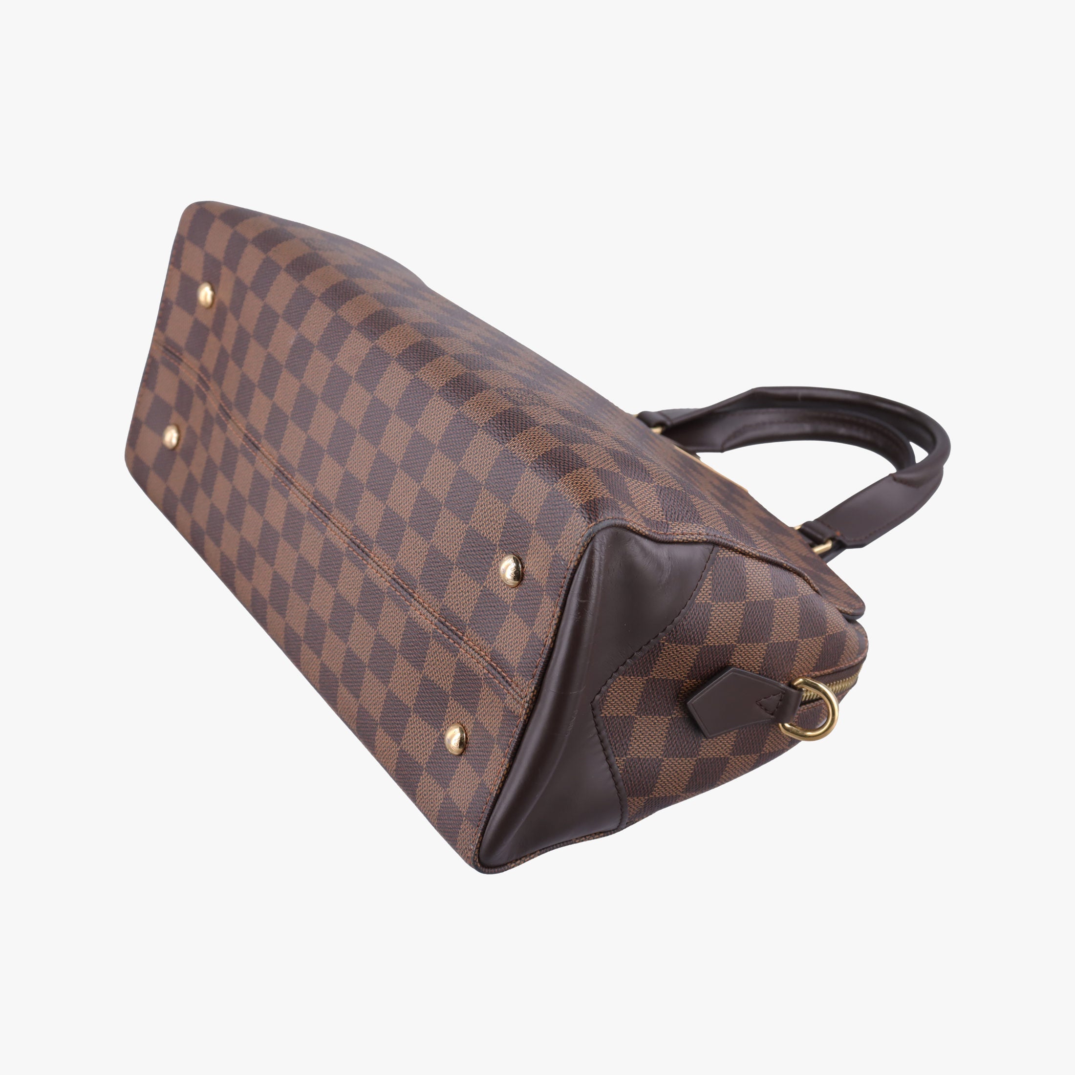 Pre-owned Louis Vuitton Kengsington Bowling EBENE Damier Canvas N41505 shoulderbag | stylenewstar