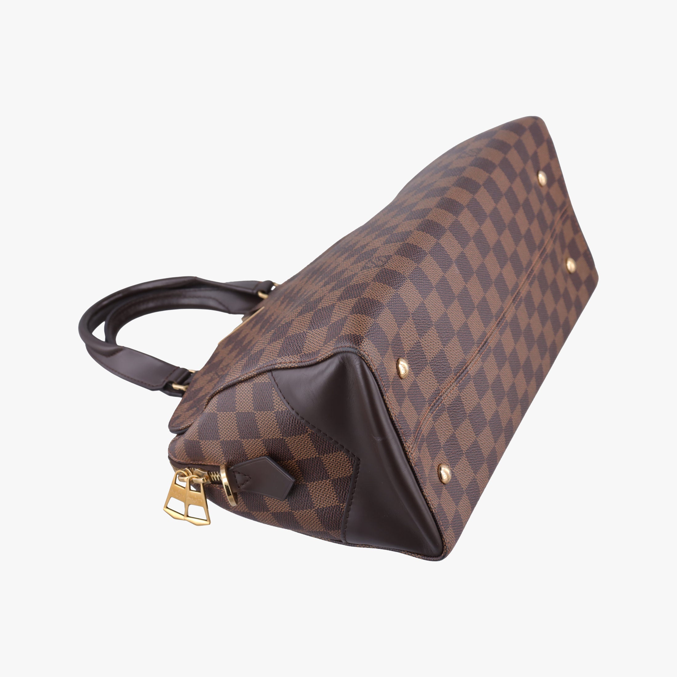 Pre-owned Louis Vuitton Kengsington Bowling EBENE Damier Canvas N41505 shoulderbag | stylenewstar