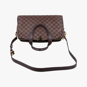 Pre-owned Louis Vuitton Kengsington Bowling EBENE Damier Canvas N41505 shoulderbag | stylenewstar