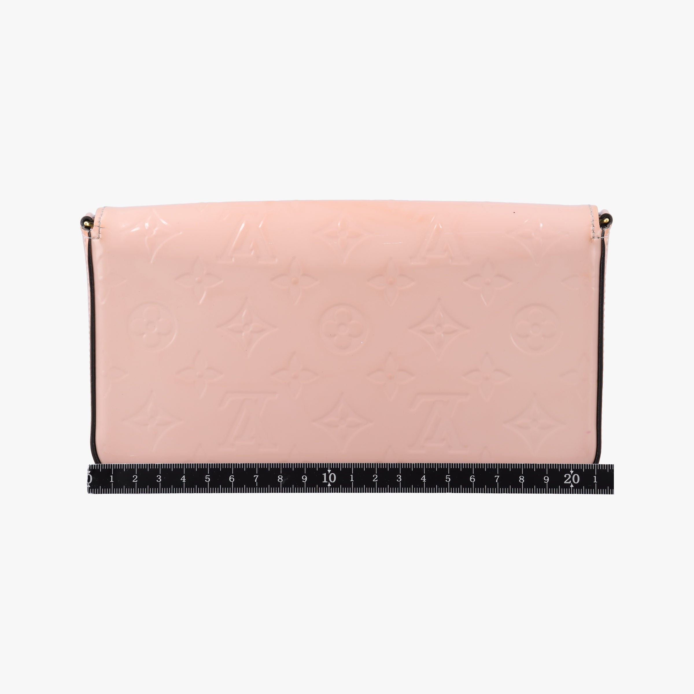 Secondhand Louis Vuitton Pochette Felicie Rose Ballerine Vernis M64358 shoulderbag | stylenewstar