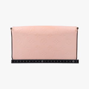 Secondhand Louis Vuitton Pochette Felicie Rose Ballerine Vernis M64358 shoulderbag | stylenewstar
