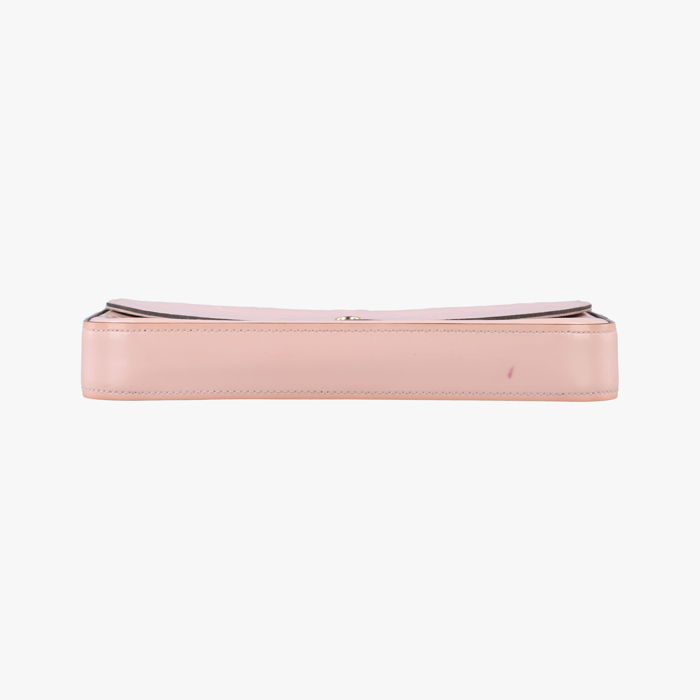 Secondhand Louis Vuitton Pochette Felicie Rose Ballerine Vernis M64358 shoulderbag | stylenewstar