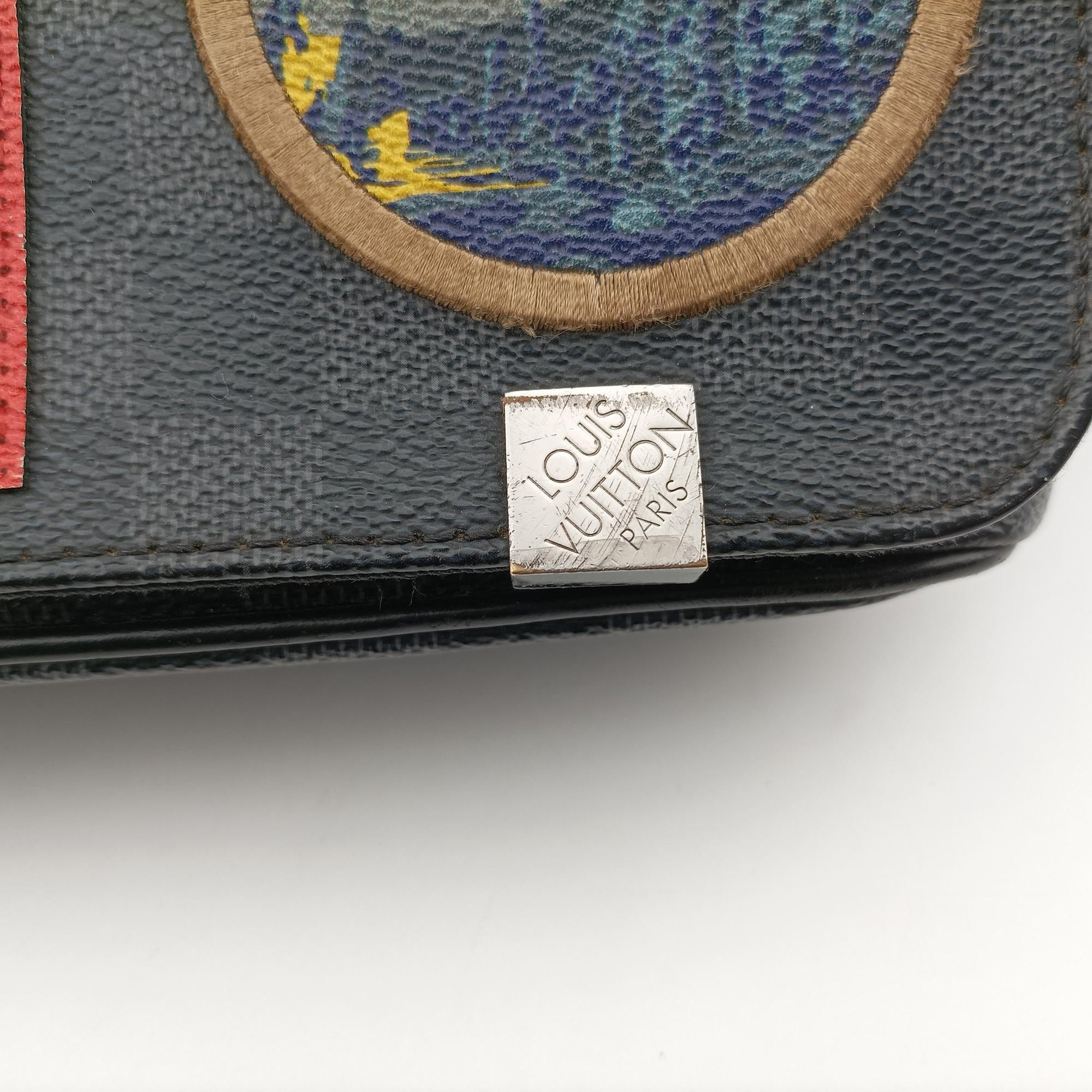 Pre-owned Louis Vuitton District PM NM LV Alps BLACK×Multicolor DAMIER GRAPHITE CANVAS N40040 shoulderbag | stylenewstar