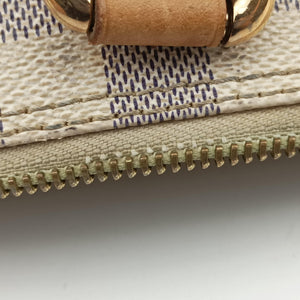 Pre-owned Louis Vuitton SALEYA MM AZUR Damier Canvas N51185 handbag | stylenewstar