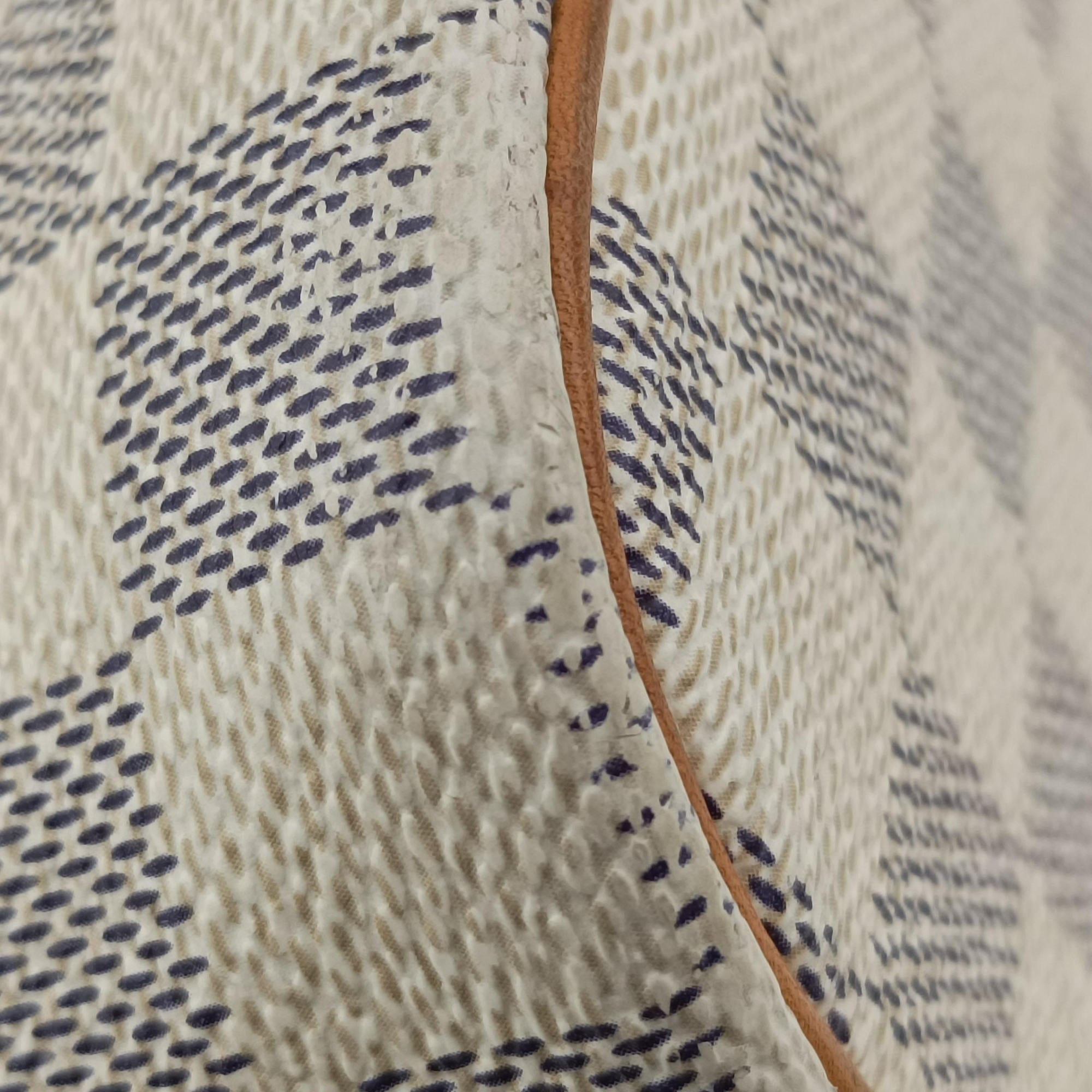 Pre-owned Louis Vuitton SALEYA MM AZUR Damier Canvas N51185 handbag | stylenewstar