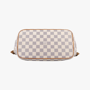 Pre-owned Louis Vuitton SALEYA MM AZUR Damier Canvas N51185 handbag | stylenewstar