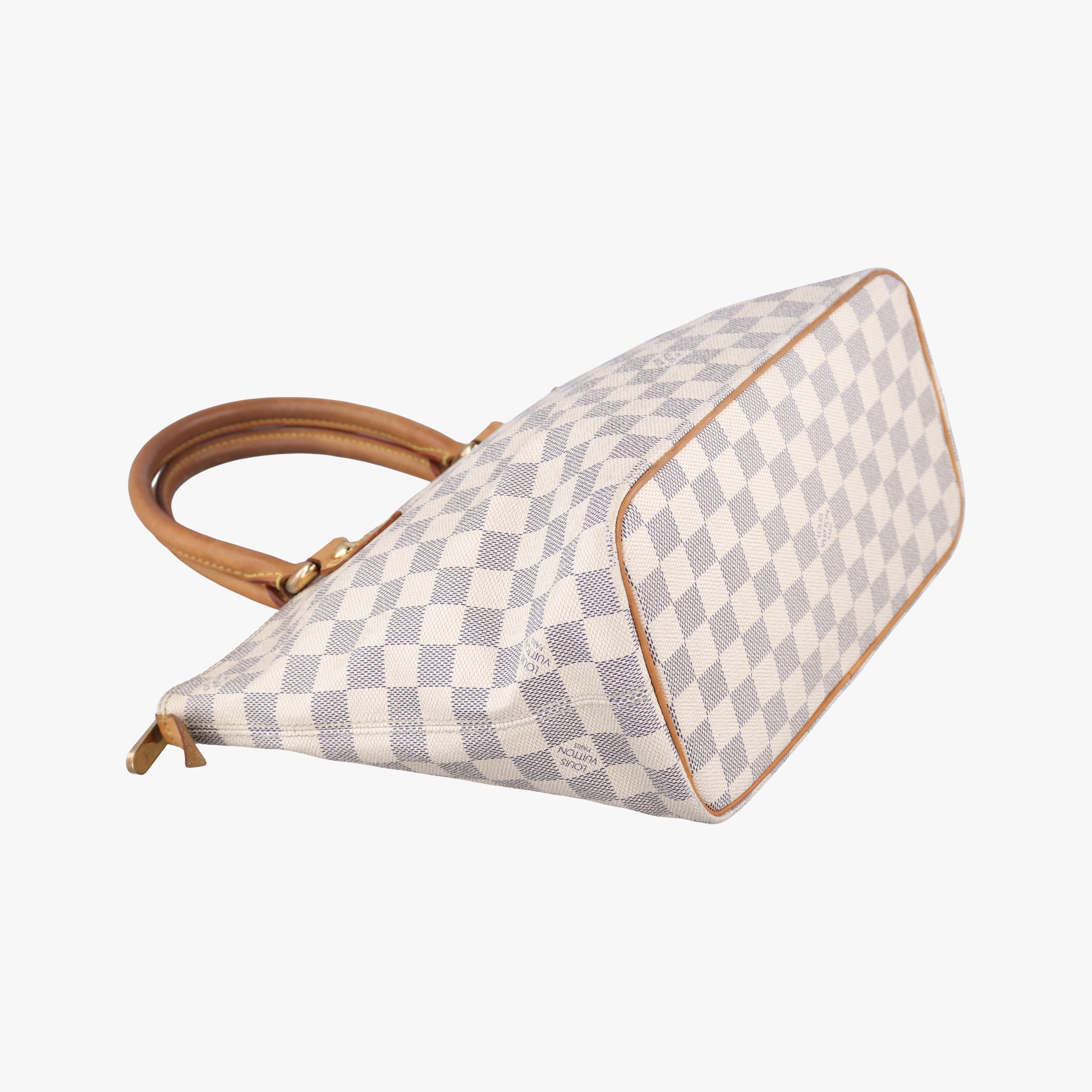Pre-owned Louis Vuitton SALEYA MM AZUR Damier Canvas N51185 handbag | stylenewstar