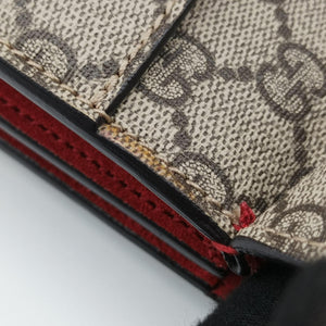 Pre-owned Gucci Dionysus beige×red PVC coated canvas×suede 400249 shoulderbag | stylenewstar