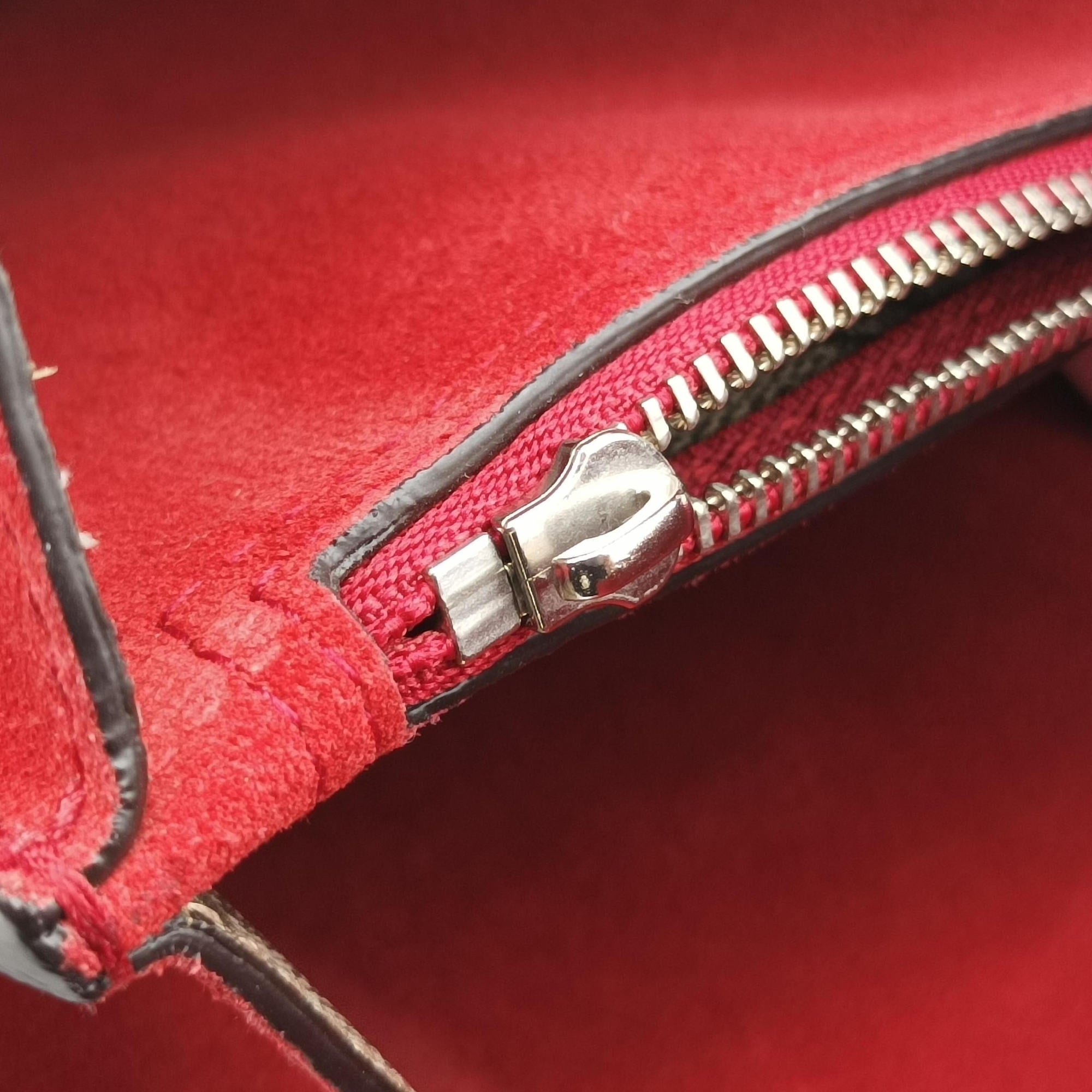 Pre-owned Gucci Dionysus beige×red PVC coated canvas×suede 400249 shoulderbag | stylenewstar