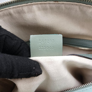 Secondhand Gucci Sherry Line Blue×Beige×Multicolor GG Supreme Canvas×leather 247205 shoulderbag | stylenewstar