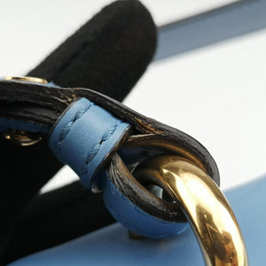 Secondhand Gucci Sylvie Blue Leather 421882 shoulderbag | stylenewstar