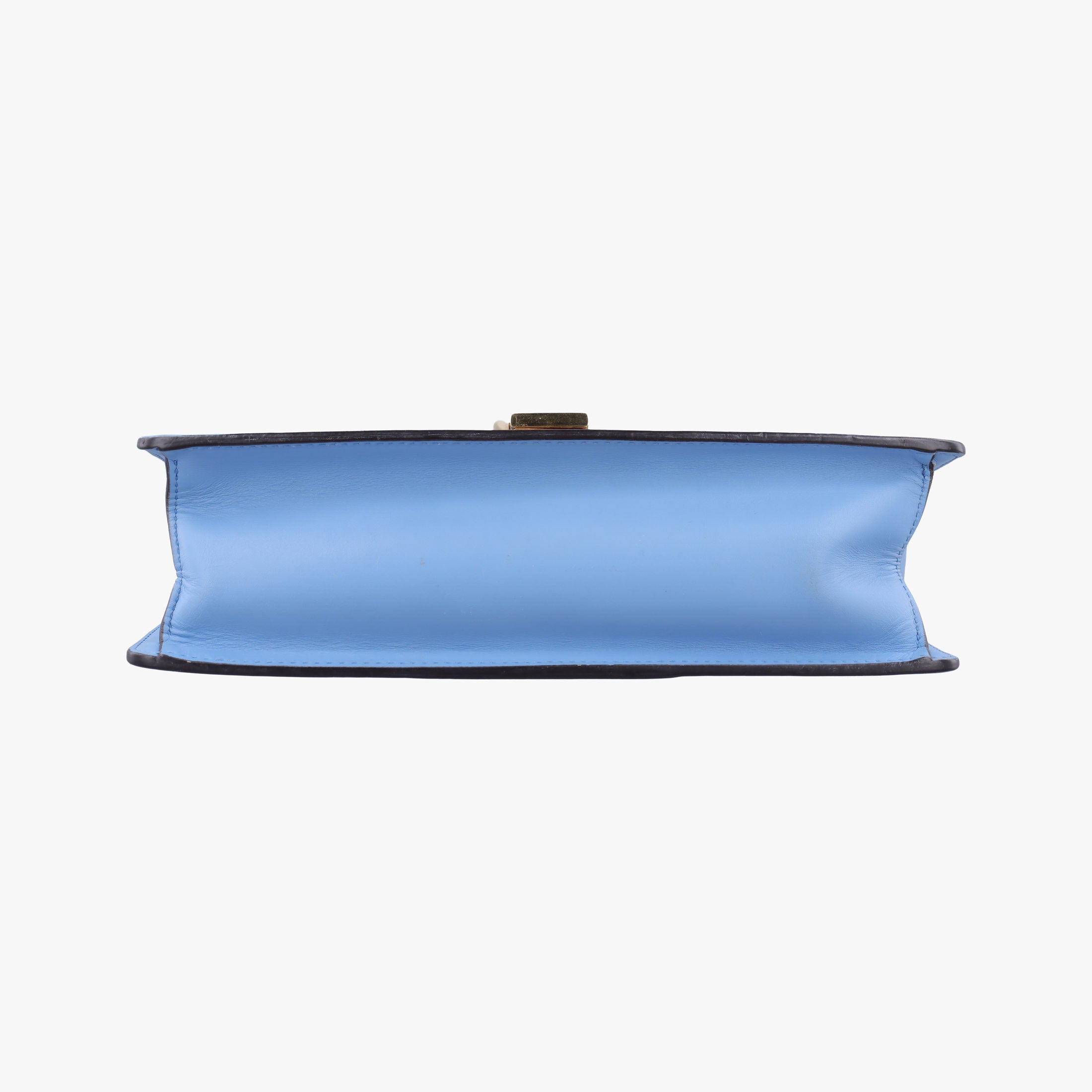 Secondhand Gucci Sylvie Blue Leather 421882 shoulderbag | stylenewstar