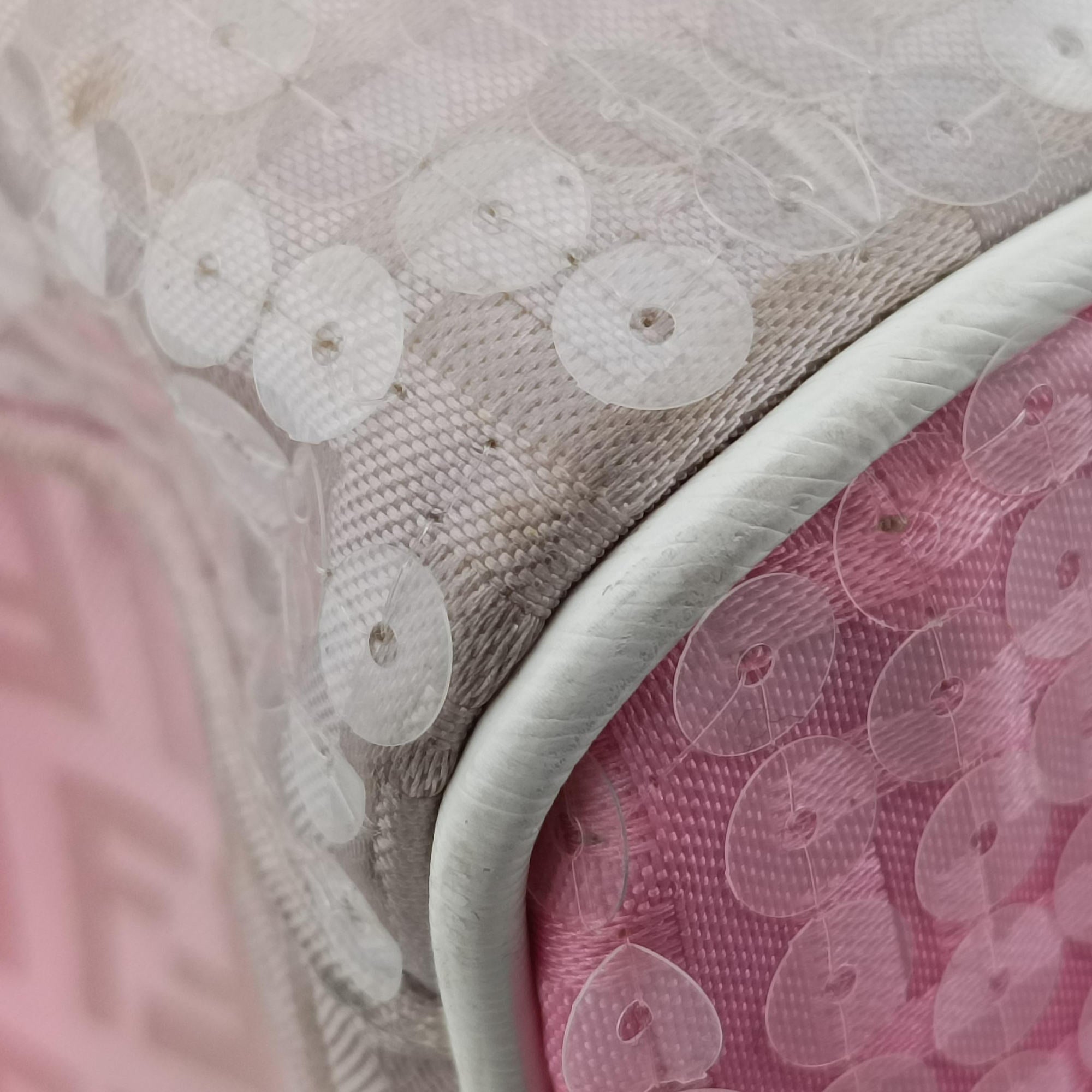 Secondhand Fendi Zucchino Forever Bauletto Pink×Multicolour Canvas×sequins 8BL068 handbag | stylenewstar