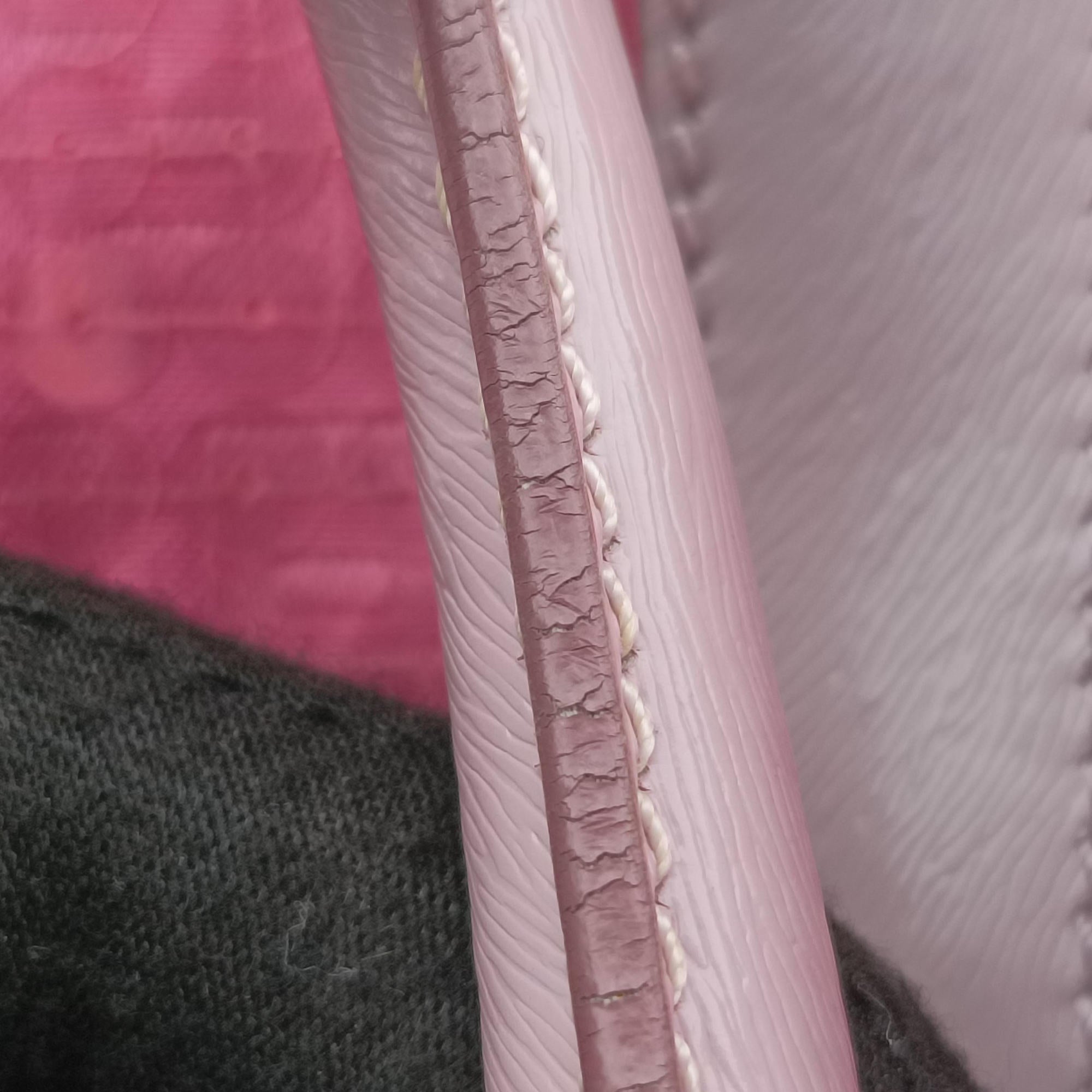 Secondhand Fendi Zucchino Forever Bauletto Pink×Multicolour Canvas×sequins 8BL068 handbag | stylenewstar